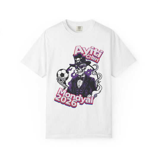 Vodou Soccer T-Shirt — 'Ayiti Cheri Mondyal 2026'