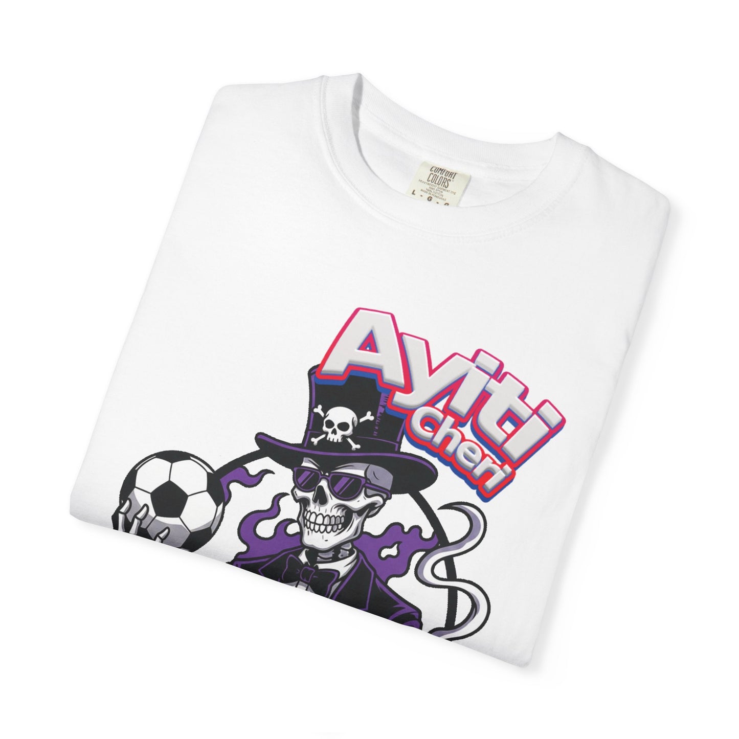 Vodou Soccer T-Shirt — 'Ayiti Cheri Mondyal 2026'